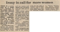 19820430 TOO FEW WOMEN CN